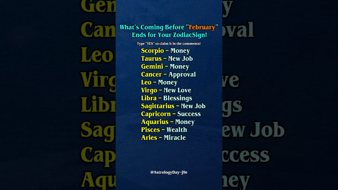 What's Coming Before February Ends 