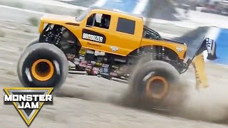 Brodoze Jumps Over Flying Plane Diesel Brothers Monster Jump Live Monster Jam