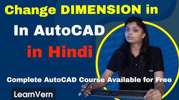How to Change Dimensions Units in AutoCAD? - Draw a line & use Dimension Command in AutoCAD in Hindi
