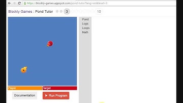 Blockly Games Pond Tutor Level 3