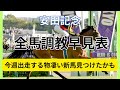 [安田記念2025]調教全馬早見表　　すごすぎる新馬見つけたかも