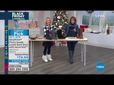 Video HSN | BEARPAW Footwear 11.17.2019 - 11 AM - youtube