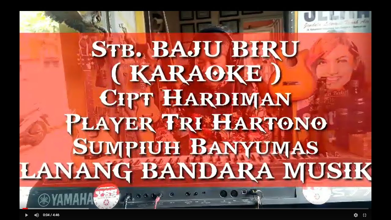 Stambul BAJU BIRU,KARAOKE,Nada Rendah, Tri Hartono ,LANANG BANDARA MUSIK