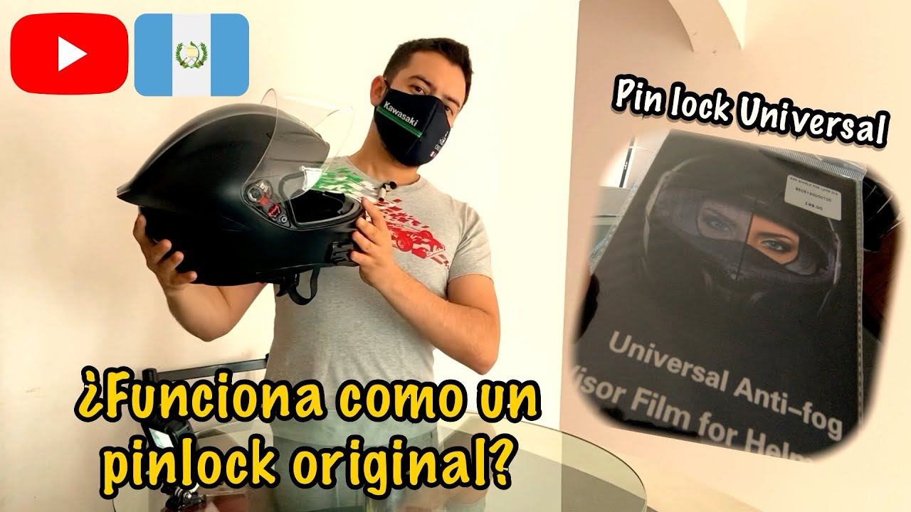 Probando Pinlock Universal (Anti fog), valdrá la pena?, Chuy en moto