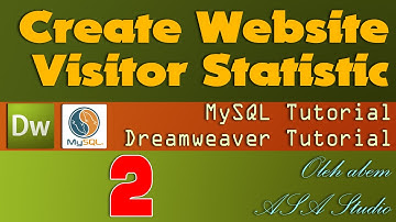 Create Visitor Statistic [02] Database, Table, and Connection [Dreamweaver, MySql Tutorial]