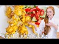 JUICY Yogurt Chicken Kabobs Recipe!! With Turmeric & Garlic!!
