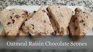 Oatmeal Raisin Chocolate Chip Scones Recipe