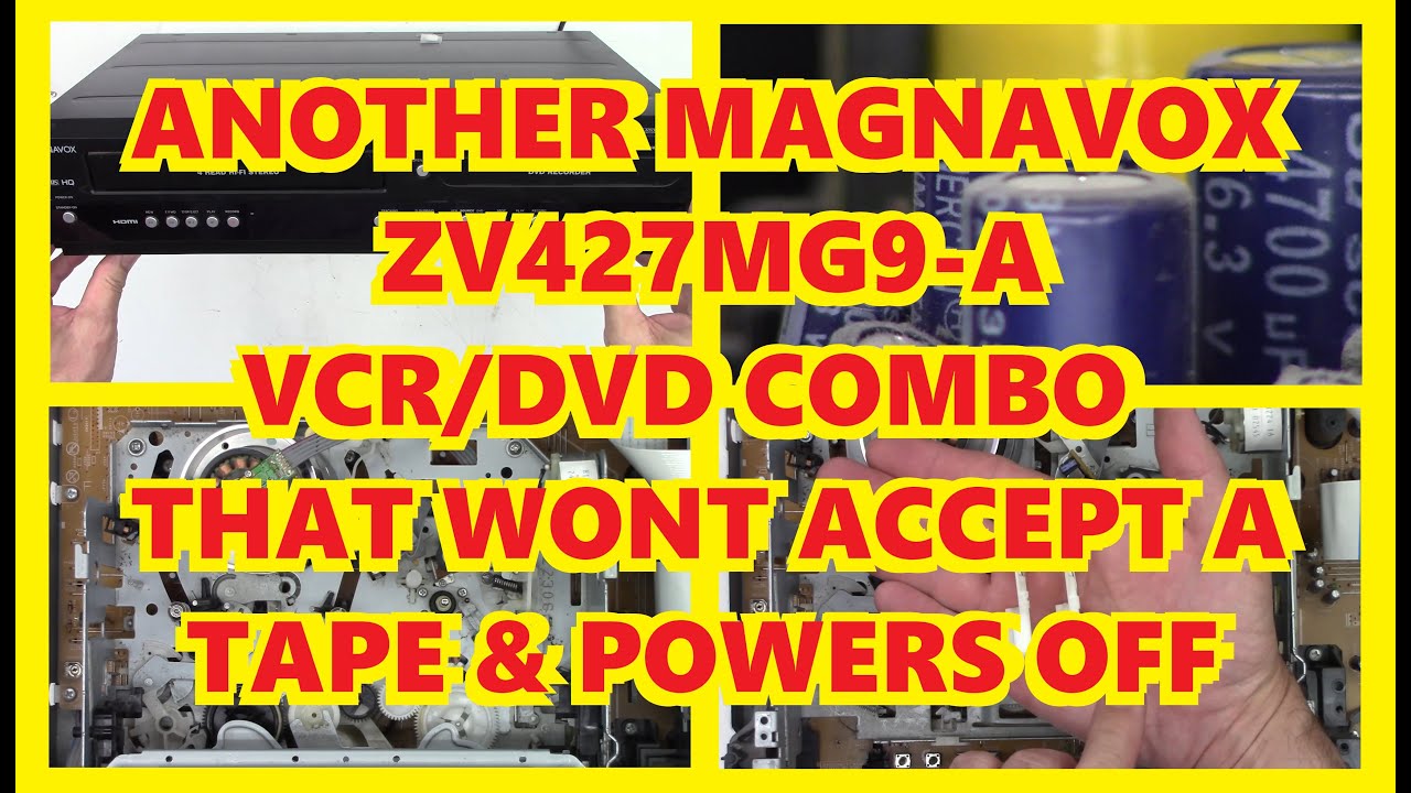 LECTEUR VHS/DVD VHS DEFECT MAGNAVOX CMWD2206 - Instant comptant