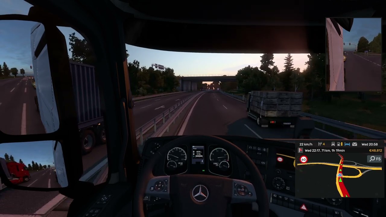 ETS2; Kassel - Düsseldorf - Hanover; 559km route