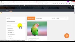 Custom Categories Based Search   AdForest WordPress Theme