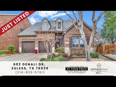 602 Denali Drive, Euless, TX home video tour