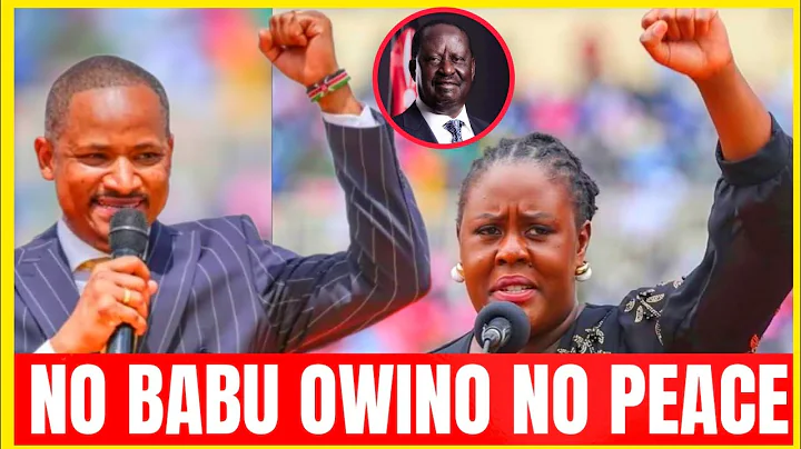 NO BABU OWINO NO PEACE IN ODM!!ANGRY WINNIE ODINGA TELLS ODM LEADERS 
