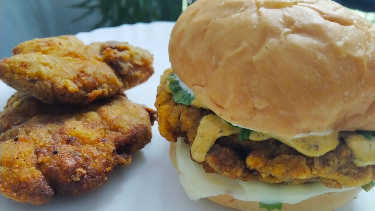 KFC Style Chicken Burger YouTube