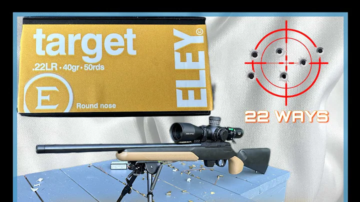 Tikka and Eley Target.  Ammo testing pt 1.