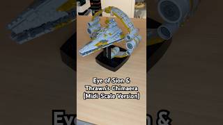 The Eye of Sion &amp; Thrawn’s Chimaera (Midi-Scale Version). Instructions available now. #lego #ahsoka