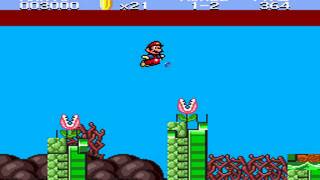 Super Mario 2 1998 Sega Genesis Bootleg Glitched Tilesets By Activating Level Modifiers Mid-Level