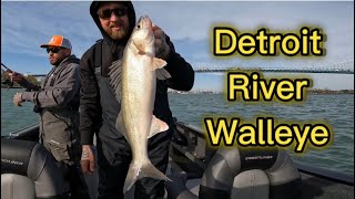 Detroit River Walleye Jigging 2024