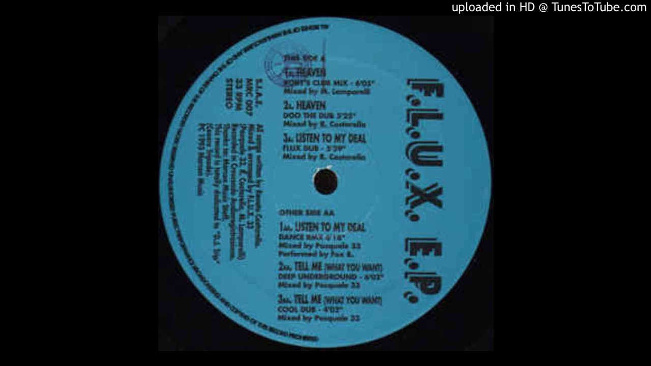 F.L.U.X. 33 - Tell Me (What You Want) (Cool Dub)