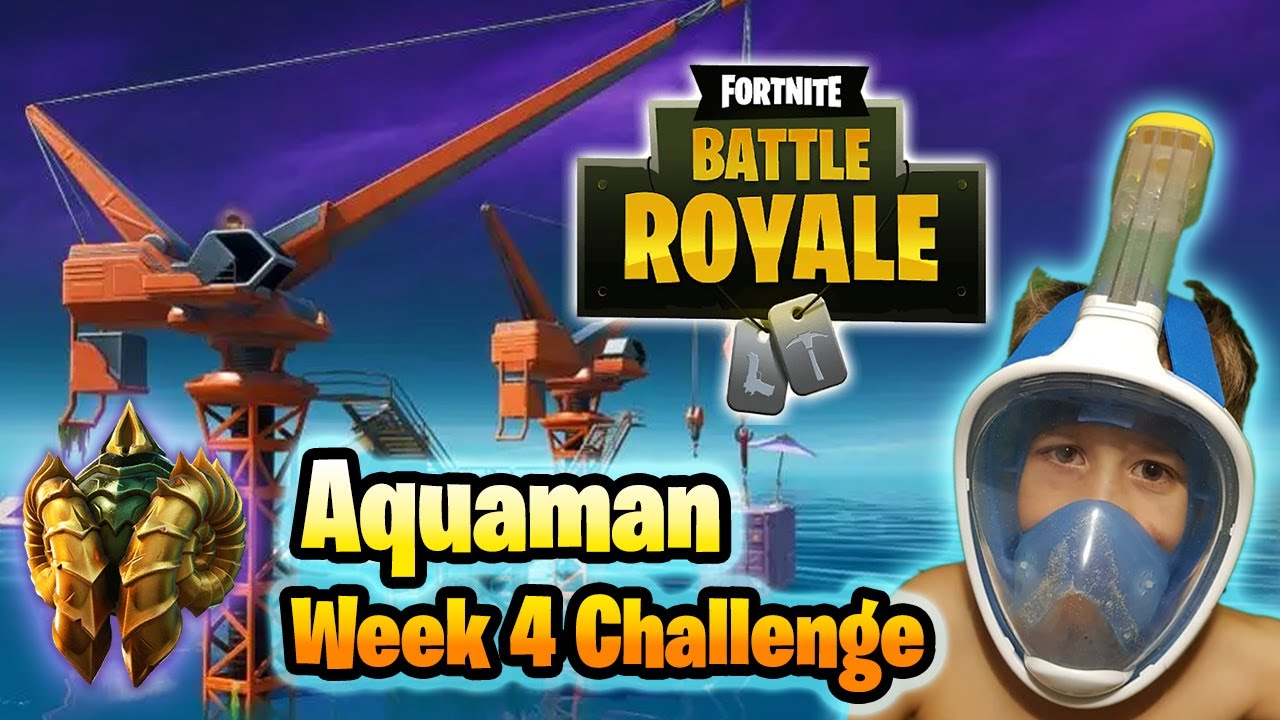 Fortnite Aquaman Week 4 Challenge Supreme Shell back bling Chapter 2 Season 3 