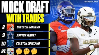 2025 NFL Mock Draft 7.0: FULL First-Round With TRADES [ALL 32 PICKS] | Steelers take a surprise QB 🤔