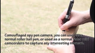 ENKLOV srl22b 1080P HD Portable Pen with Camera - Black