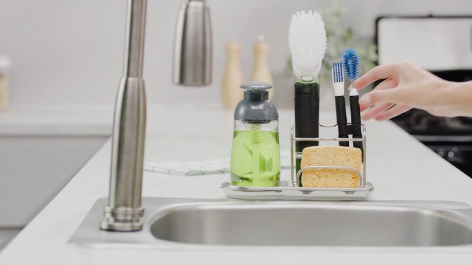 OXO Softworks Soap Dispensing Dish Brush Storage Set, 1 ct - Fry's Food  Stores
