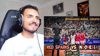 [SET4] RED SPARKS VS INDONESIA ALL STAR @Indonesia Arena Reaction