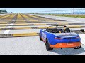 Cars vs 100 Speed Bumps #4 – BeamNG Drive | CrashBoomPunk