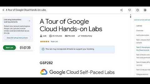 A Tour of Google Cloud Hands on Labs