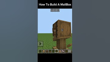 How To Build A MailBox 📬 📪 #minecraft #shorts #foryou 