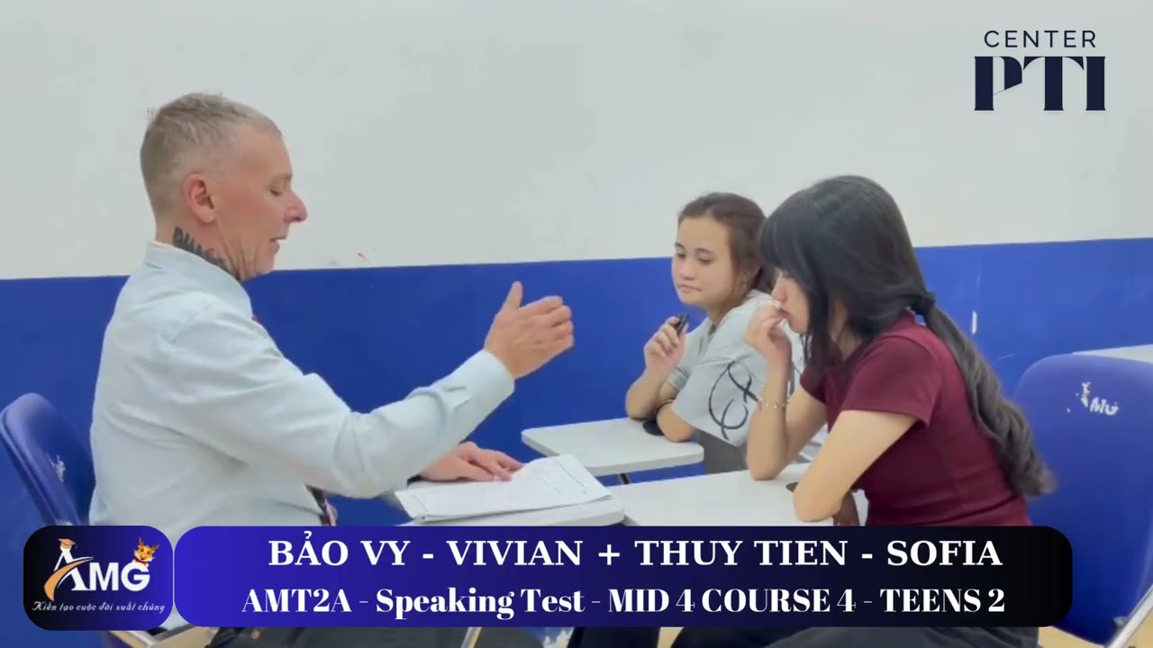 TRẦN NGỌC BẢO VY - VIVIAN/ SpeakingTest With Ms John/ MID4.C4.L2/ AMT2A - AMG PTi