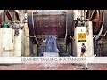 LEATHER TANNING IN A TANNERY