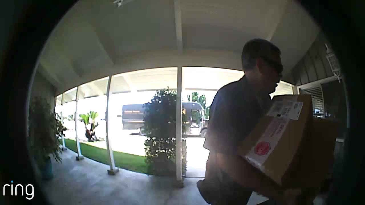 Ring Video Doorbell And My Ups Driver