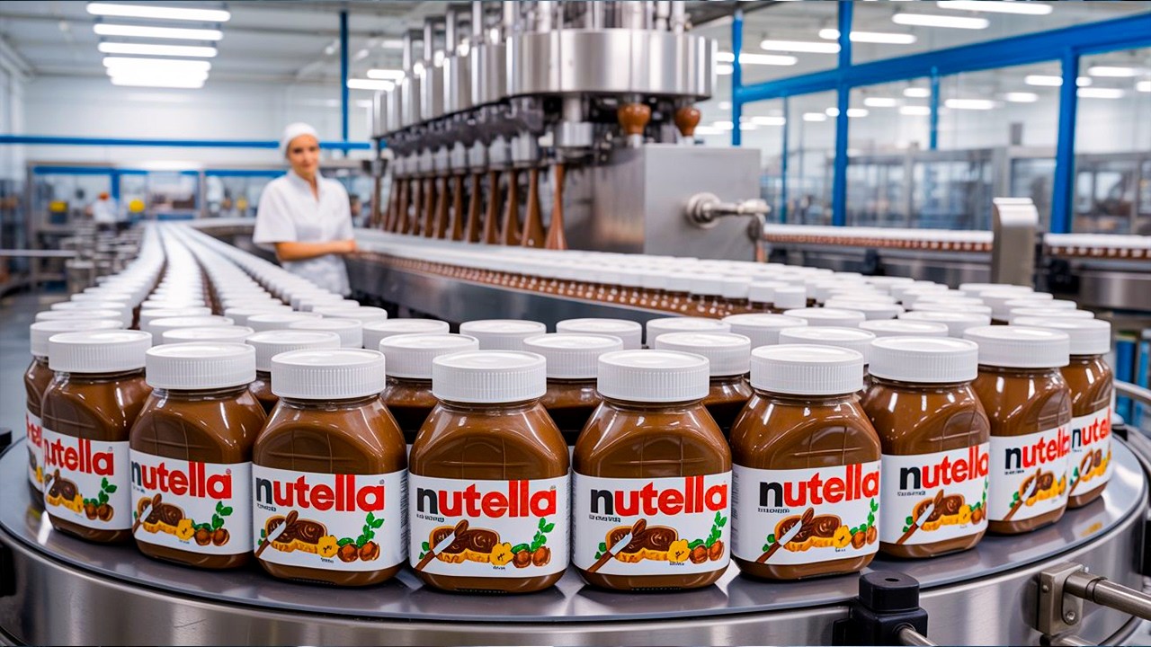 كيف يتم إنتاج النوتيلا في المصنع ؟ – Nutella