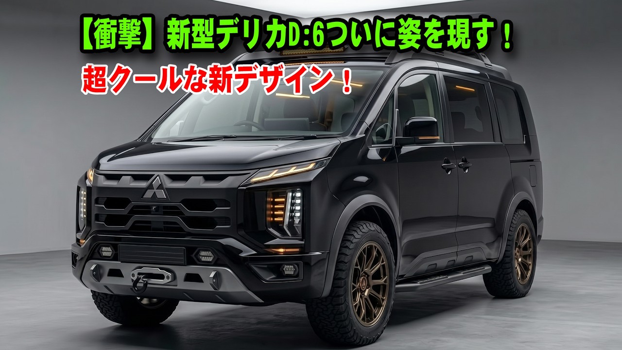 SHOCKING] The All-New Delica D:6 Finally Revealed! 395HP PHEV