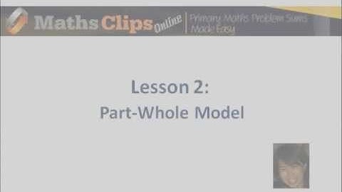 Lesson 2 Part Whole Model