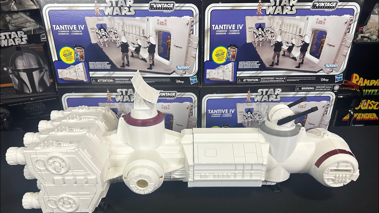 Star wars kenner cancelled blockade runner tantive 4 playset