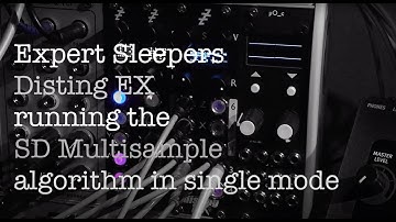 Expert Sleepers Disting EX / SD Multisample drums demo