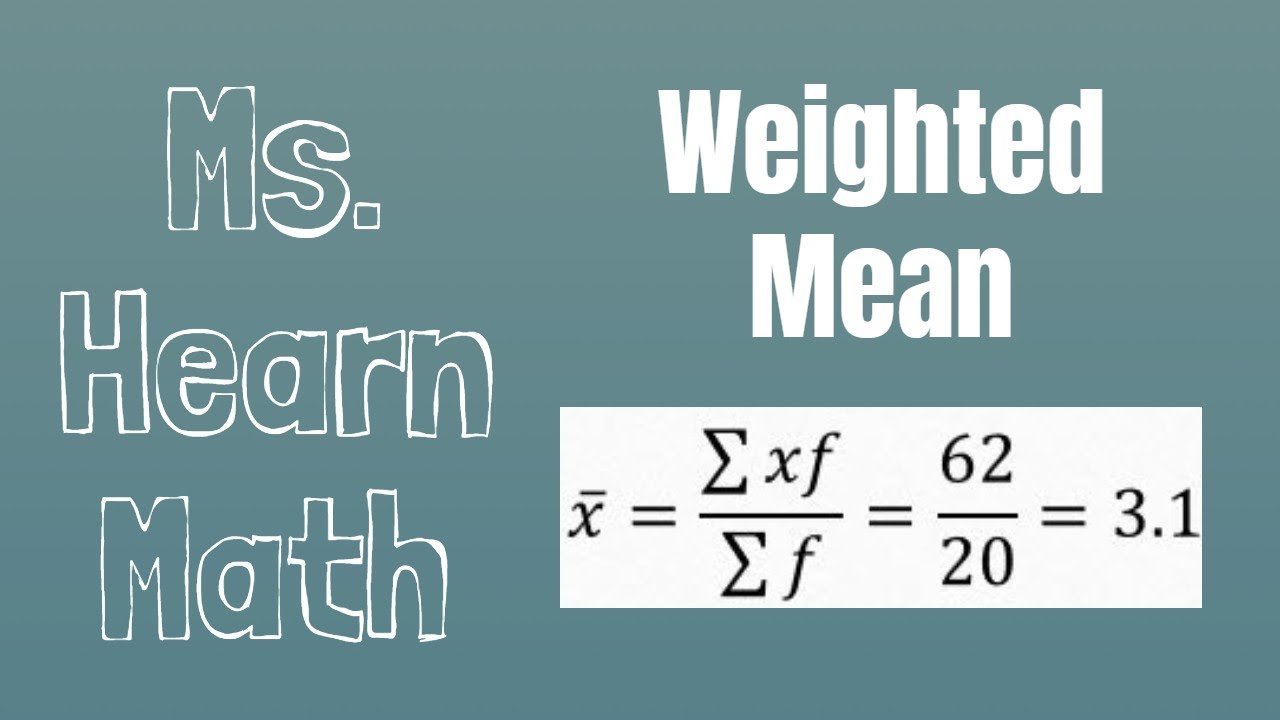 Weight meaning