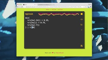 Live-coded bytebeat track #3