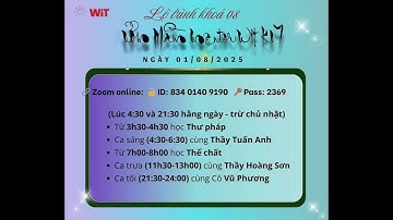 Buổi 13 - ƯƠM MẦM MENTOR 7 - K08 | Cô Vũ Phương