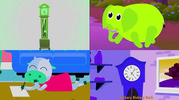 HICKORY DICKORY DOCK| Effects: color inversion and neon outline.