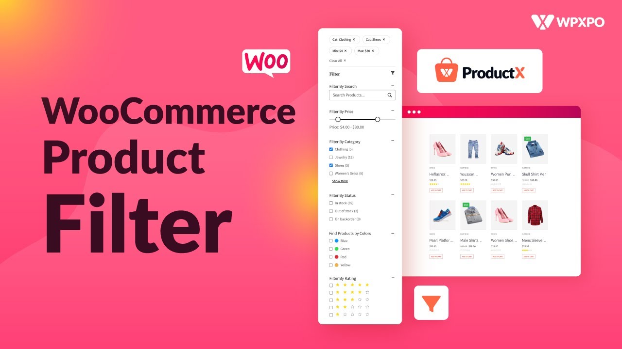 How to add Product Filter to Shop - YouTube