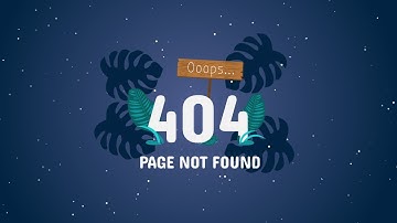 How to Make an Animated 404 Page Step-by-Step | HTML CSS | SVG & Particles JS
