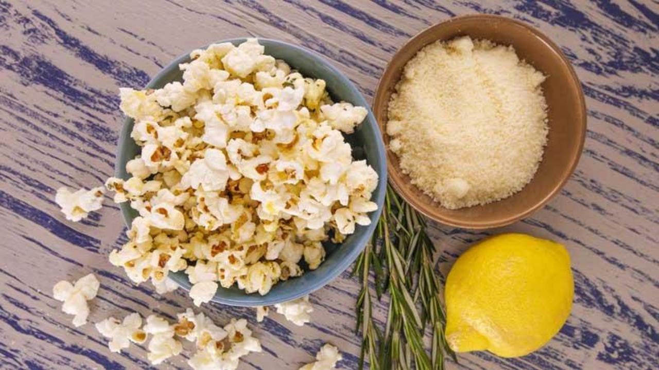 Rosemary-Parm Popcorn | Rachael Ray Show