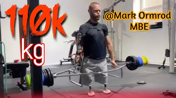 110kg  Mark Ormrod MBE || amazing poses