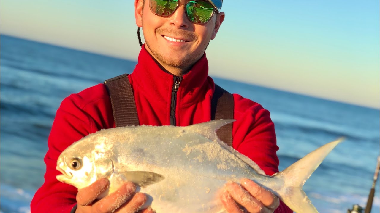 POMPANO FISHING IS ON 🔥🔥 surf fishing for pompano Pensacola, Florida