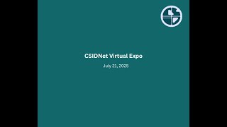 CSIDNet Virtual Expo