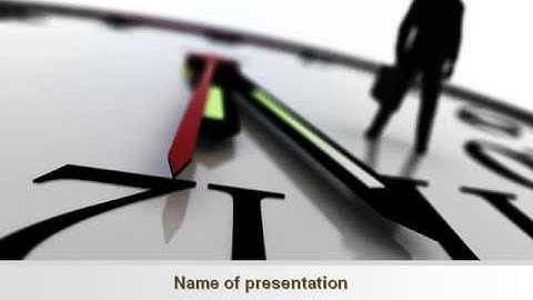 Protect Your Time PowerPoint Template by PoweredTemplate.com