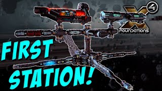 OUR FIRST STATION & ABANDONED SURPRISE - Split Vendetta Gameplay - X4: Foundations Part 10